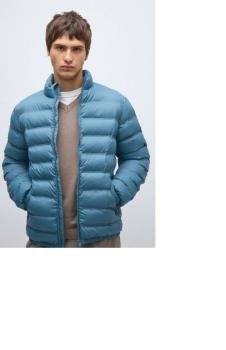 Campera canelon Jet turqueza